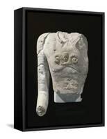 Limestone Torso of a Warrior, from Entremont-null-Framed Stretched Canvas