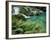 Limestone Waterfall, Semuc Champey, Guatemala, Central America-Colin Brynn-Framed Photographic Print