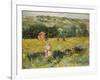 Limetz Meadow, 1887-Claude Monet-Framed Giclee Print