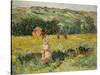 Limetz Meadow, 1887-Claude Monet-Stretched Canvas