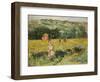 Limetz Meadow, 1887-Claude Monet-Framed Giclee Print