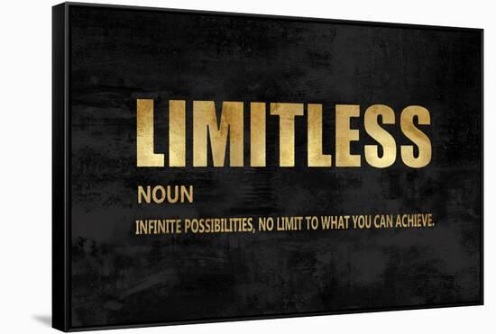 Limitless in Gold-Jamie MacDowell-Framed Stretched Canvas