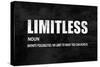 Limitless on Black-Jamie MacDowell-Stretched Canvas