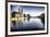 Limmat River with Grossmunster Churc, Zurich-George Oze-Framed Photographic Print