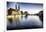 Limmat River with Grossmunster Churc, Zurich-George Oze-Framed Photographic Print
