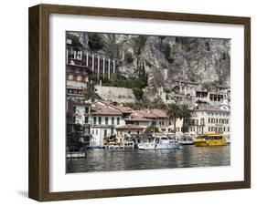 Limone Del Garda, Lake Garda, Lombardy, Italian Lakes, Italy, Europe-Sergio Pitamitz-Framed Photographic Print