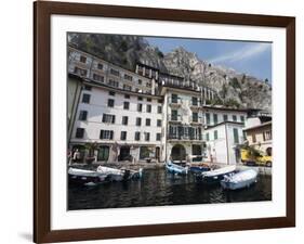 Limone Del Garda, Lake Garda, Lombardy, Italian Lakes, Italy, Europe-Sergio Pitamitz-Framed Photographic Print