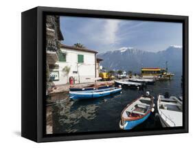 Limone Del Garda, Lake Garda, Lombardy, Italian Lakes, Italy, Europe-Sergio Pitamitz-Framed Stretched Canvas