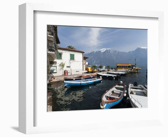 Limone Del Garda, Lake Garda, Lombardy, Italian Lakes, Italy, Europe-Sergio Pitamitz-Framed Photographic Print