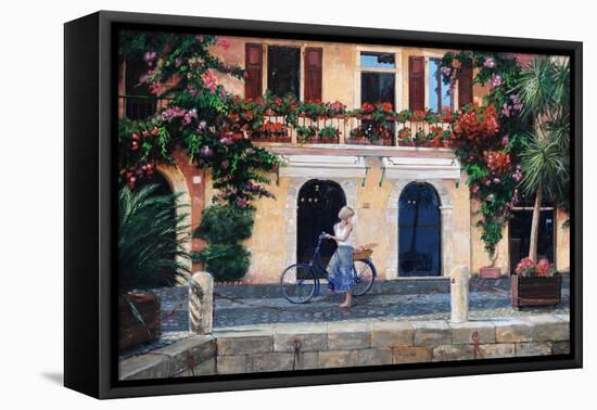 Limone, Lake Garda, Italy, 2003-Trevor Neal-Framed Stretched Canvas