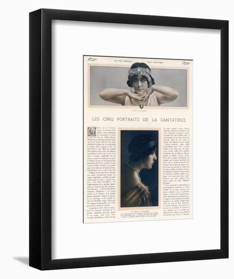 Lina Cavalieri-null-Framed Art Print