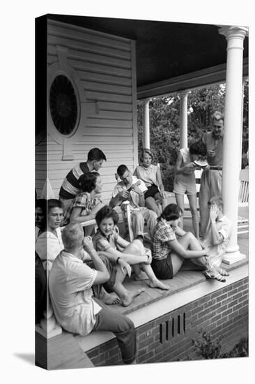 Lina Mccarroll Hosts 15 Visitors During Hospitality Weekend, Warrenton, North Carolina, 1951-Lisa Larsen-Stretched Canvas