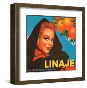 Linaje Valencia Oranges-null-Framed Art Print