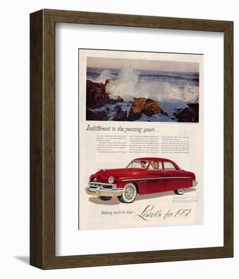 Lincoln 1951 Indifferent-Years-null-Framed Art Print