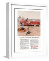 Lincoln 1955 Man Likes Action-null-Framed Premium Giclee Print