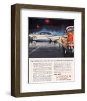 Lincoln 1955 Performance-null-Framed Art Print