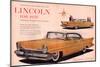 Lincoln 1957- Dramatically New-null-Mounted Premium Giclee Print