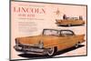 Lincoln 1957- Dramatically New-null-Mounted Art Print