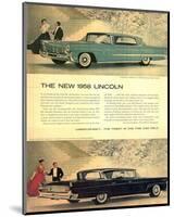 Lincoln 1958 - Unmistakably-null-Mounted Art Print