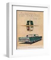 Lincoln 1959 Continental Iv-null-Framed Art Print