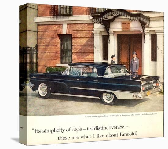 Lincoln 1959 Distinctiveness-null-Stretched Canvas