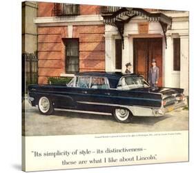 Lincoln 1959 Distinctiveness-null-Stretched Canvas