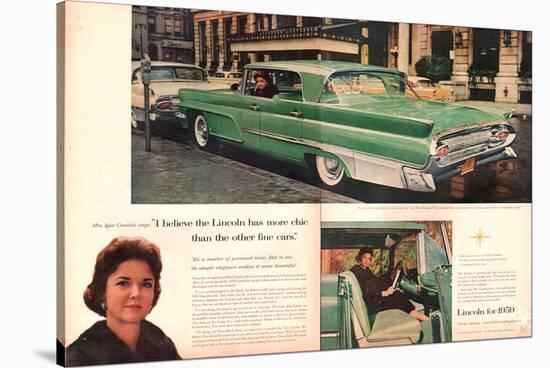 Lincoln 1959 Mrs. Cassini-null-Stretched Canvas