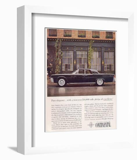 Lincoln 1961 Advanced Design-null-Framed Premium Giclee Print