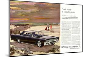 Lincoln 1961 Classic Beauty-null-Mounted Art Print