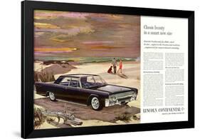 Lincoln 1961 Classic Beauty-null-Framed Art Print