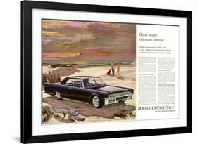 Lincoln 1961 Classic Beauty-null-Framed Art Print