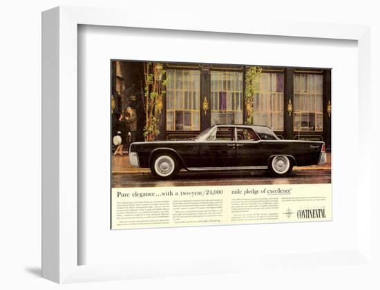 Lincoln 1961 Greater Luxury-null-Framed Art Print