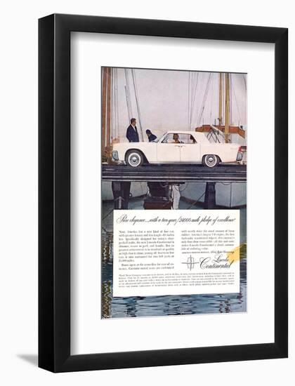 Lincoln 1961 Largest V-8-null-Framed Premium Giclee Print