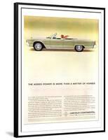 Lincoln 1963- Matter of Horses-null-Framed Premium Giclee Print