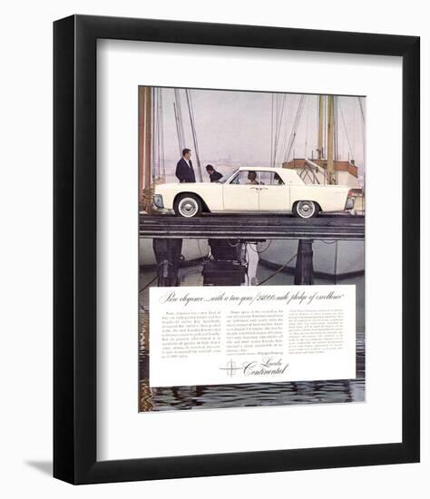 Lincoln 1963 - Pure Elegance-null-Framed Art Print