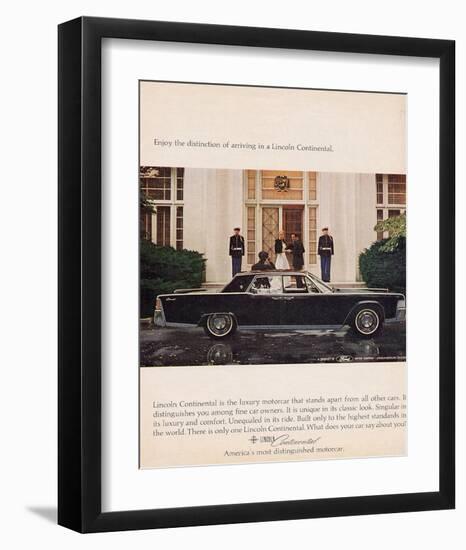 Lincoln 1964 - Distinction-null-Framed Art Print