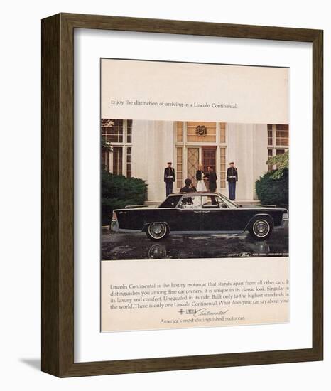 Lincoln 1964 - Distinction-null-Framed Art Print