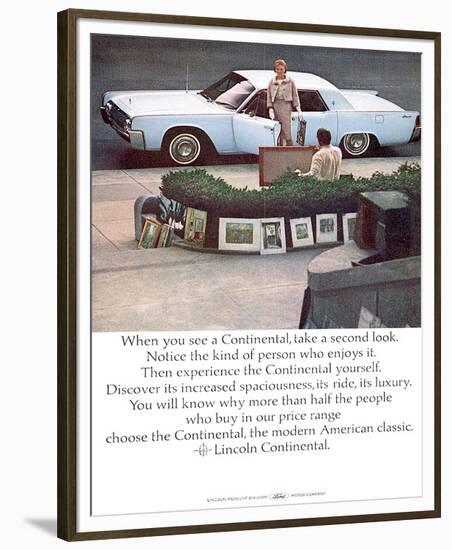 Lincoln 1964 - Second Look-null-Framed Premium Giclee Print