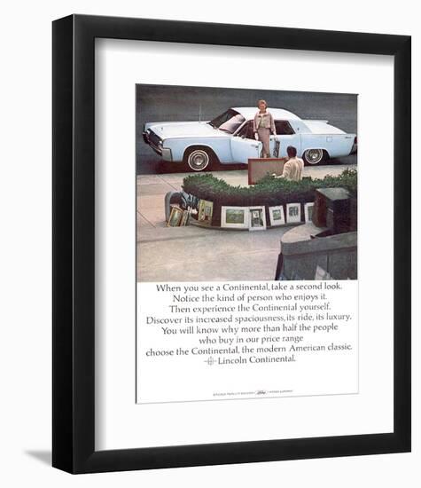 Lincoln 1964 - Second Look-null-Framed Art Print