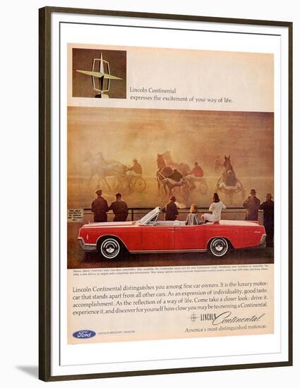 Lincoln 1966 Continental Sedan-null-Framed Premium Giclee Print