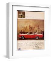 Lincoln 1966 Continental Sedan-null-Framed Art Print