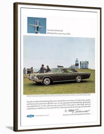 Lincoln 1966 Your Way of Life-null-Framed Premium Giclee Print