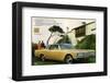 Lincoln 1968 Coupe Roof Line-null-Framed Premium Giclee Print