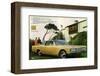 Lincoln 1968 Coupe Roof Line-null-Framed Premium Giclee Print