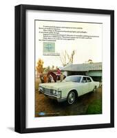 Lincoln 1968 Distinguished Car-null-Framed Art Print