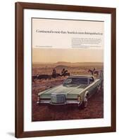 Lincoln 1969 Contntl. Mark III-null-Framed Art Print