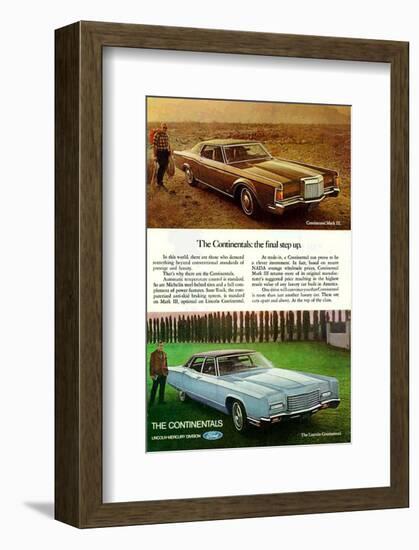 Lincoln 1971 The Final Step Up-null-Framed Art Print