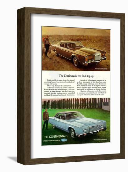 Lincoln 1971 The Final Step Up-null-Framed Art Print