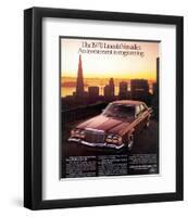 Lincoln 1978 An Investment-null-Framed Art Print