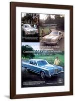 Lincoln 1978 Cadillac Owners…-null-Framed Art Print